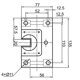 KGB52.2L VKE | 52 type  Roller support (left hand version)