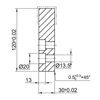 KGT72202 VKE | 72 type  Guideway flat rail