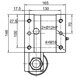 KGB90.1L VKE | 90 type  Roller support (left hand version)