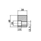 KGF384810 VKE | FF72 Guideway flat rail