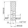 KGT90102 VKE | 90 type  Guideway flat rail