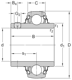 YAR 208-2RF VKE | Подшипник корпусной