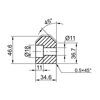 SV3510 VKE | Size 35 Guideway V bar for V bars