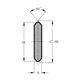 NSR35M225 VKE | NSR 35 Arc guide