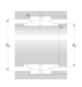 GEG 80 ES VKE | Подшипник скольжения