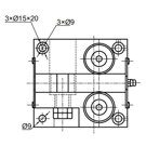 KGB40.3L VKE | 40 type  Roller support (right hand version)