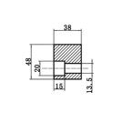 KGF384810 VKE | FF90 Guideway flat rail