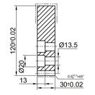 KGK721029 VKE | 72 Guid Guideway flat rail rack