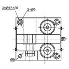 KGB40.3R VKE | 40 type  Roller support (left hand version)